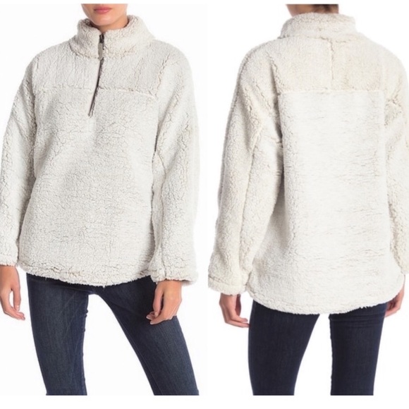 elodie sherpa pullover
